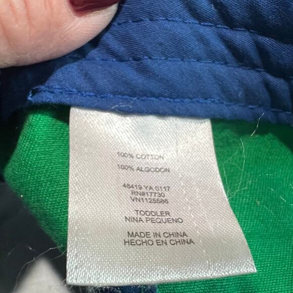 Toddlers hat cap, green alligator, adjustable - Picture 8 of 9